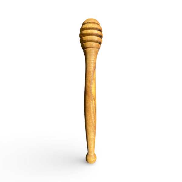 Olive Wood Honey Dipper (15cm/6in)