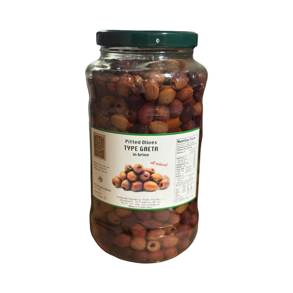 Gaeta Olives 6.4lbs Pitted